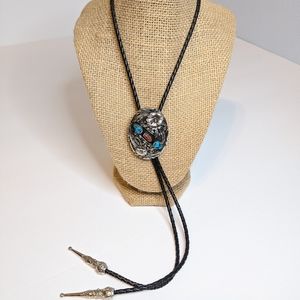 *SOLD* Bolo Tie vintage stainless steel